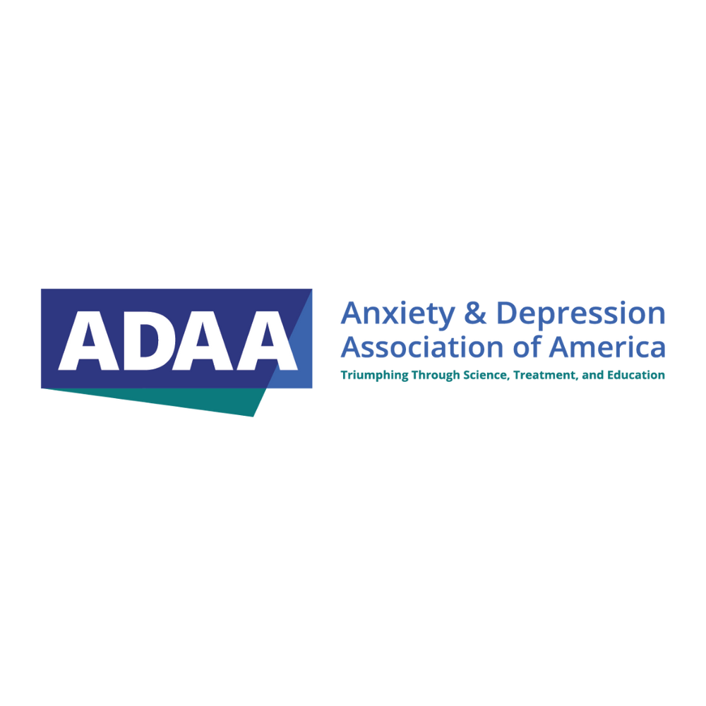 Anxiety & Depression Association of America logo representing Upsensed’s mental health give-back mission.