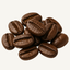 Coffee bean fragrance note icon — cluster of dark roasted whole coffee beans