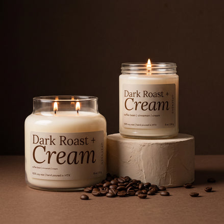 Dark Roast + Cream Soy Candle