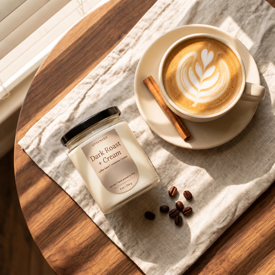 Dark Roast + Cream Soy Candle