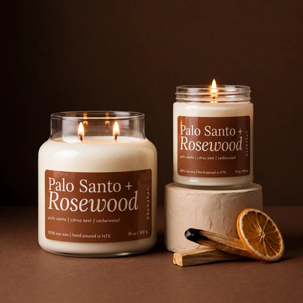 Palo Santo + Rosewood Soy Candle