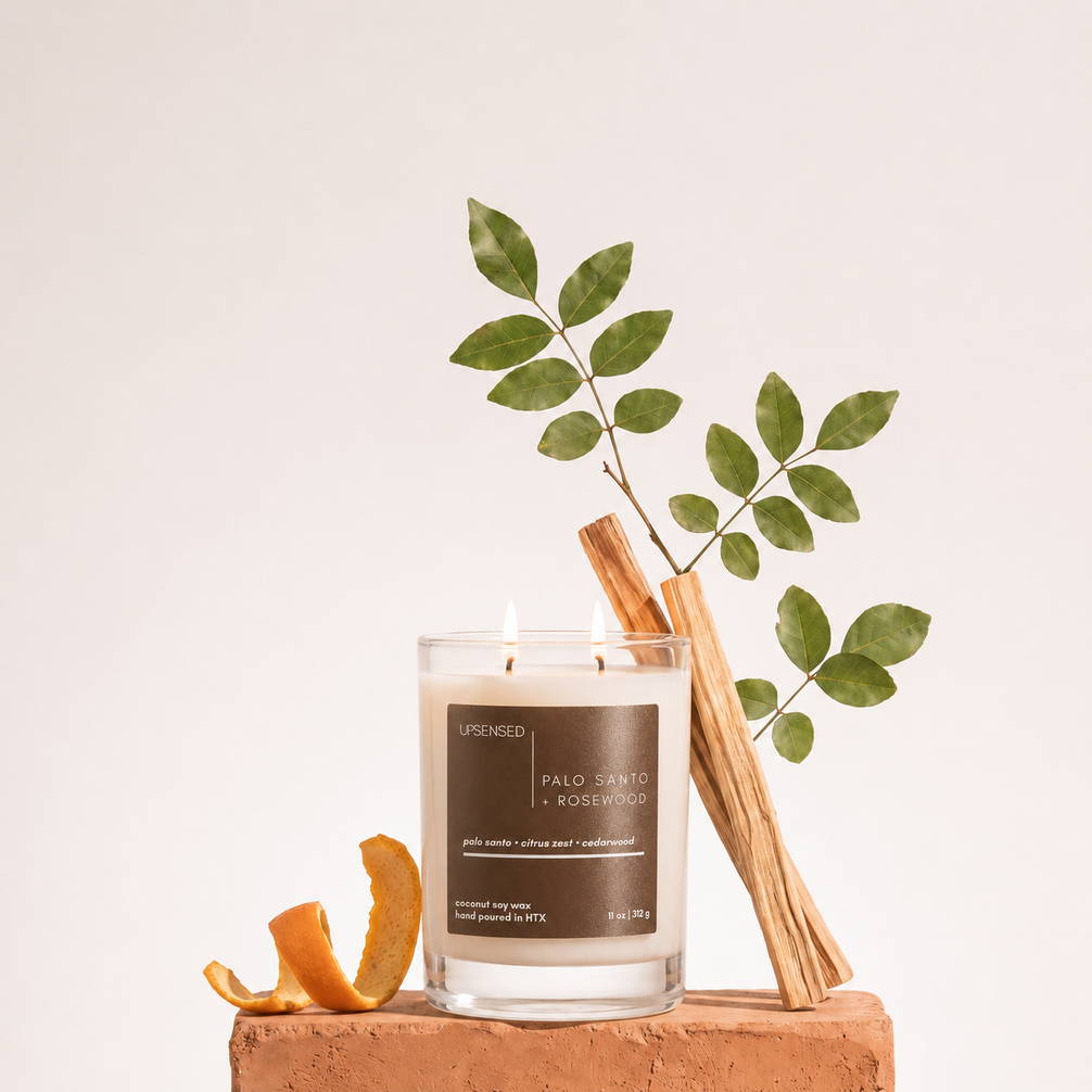 Palo Santo + Rosewood Coconut Soy Candle