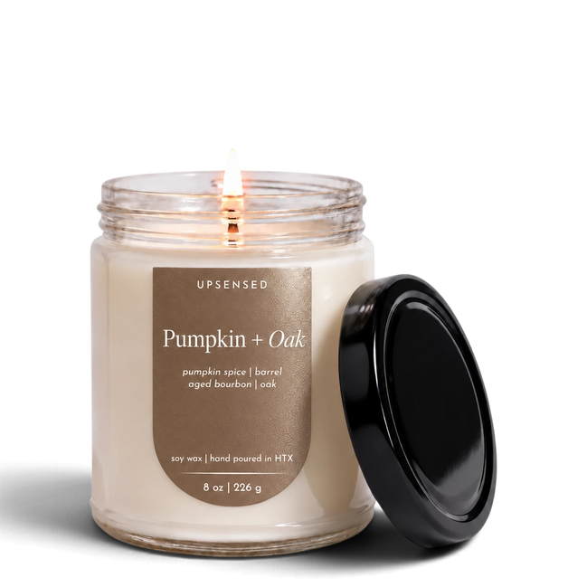 Pumpkin + Oak Soy Candle