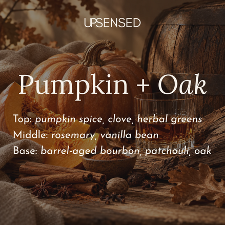 Pumpkin + Oak Soy Candle