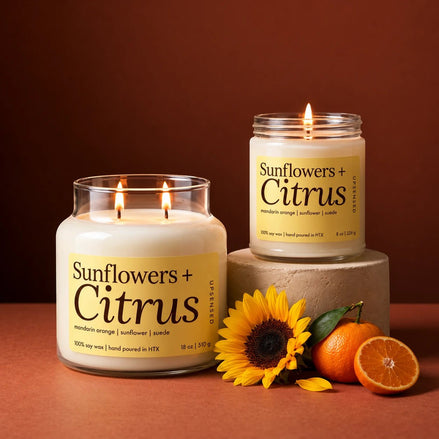 Sunflowers + Citrus Soy Candle