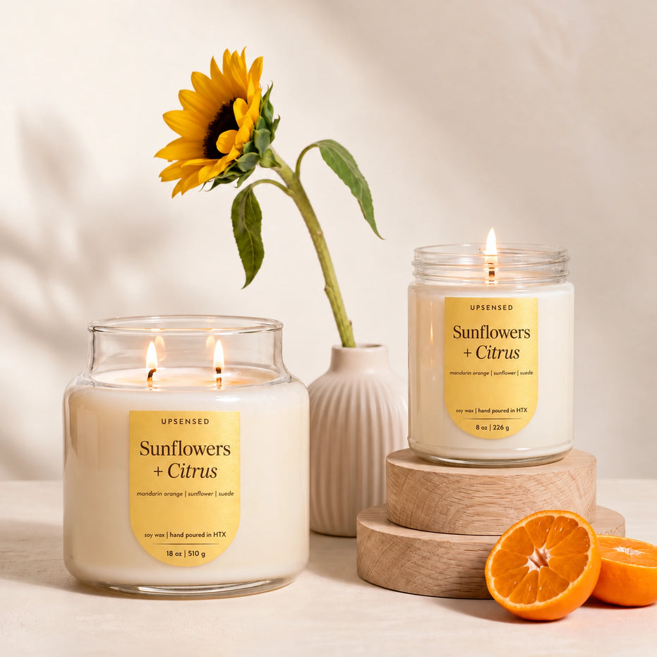 Sunflowers + Citrus Soy Candle