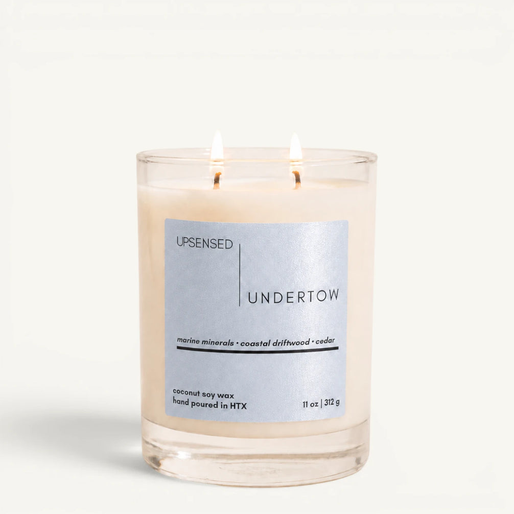 Undertow — Sea Salt + Driftwood Coconut Soy Candle