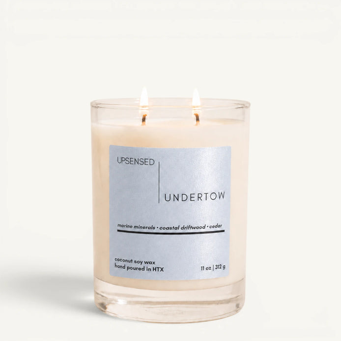 Undertow — Sea Salt + Driftwood Coconut Soy Candle
