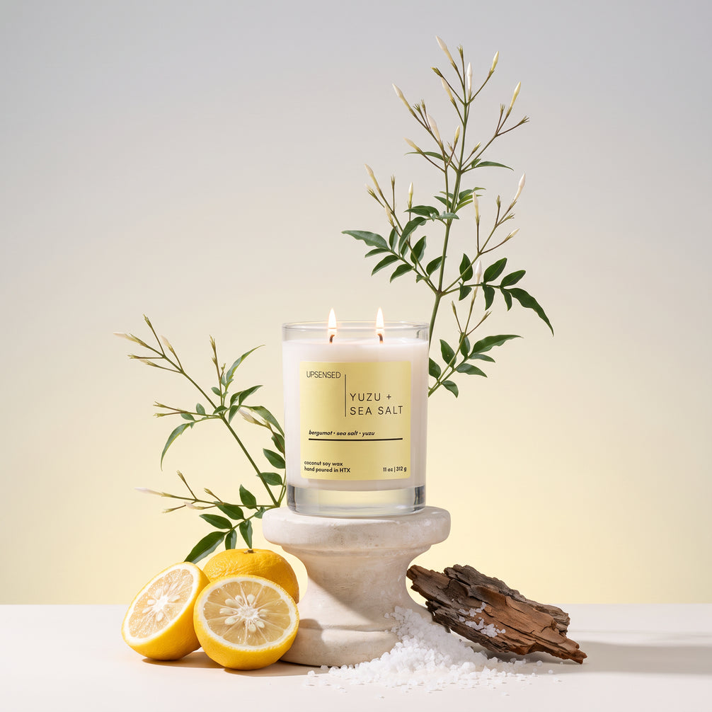 Yuzu + Sea Salt Coconut Soy Candle